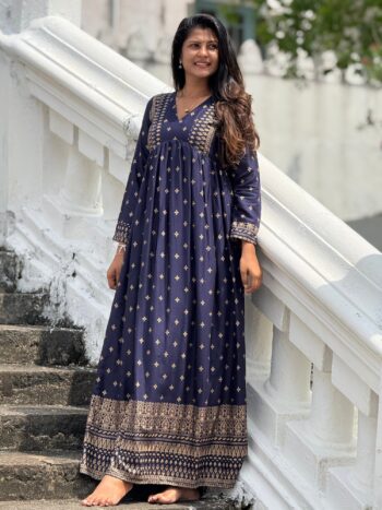 Indian Dark Blue Frock